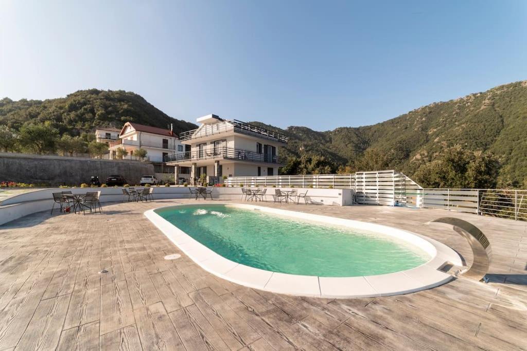 Appartamento Emma Con Piscina - Vista Mare"Tenuta Croce" Salerno Zewnętrze zdjęcie