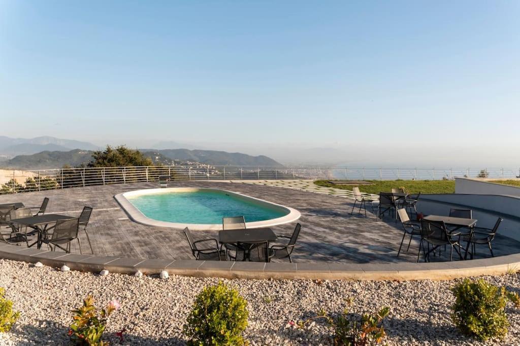 Appartamento Emma Con Piscina - Vista Mare"Tenuta Croce" Salerno Zewnętrze zdjęcie
